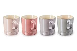 Le Creuset Set of 4 Mugs Pearl -Pinks