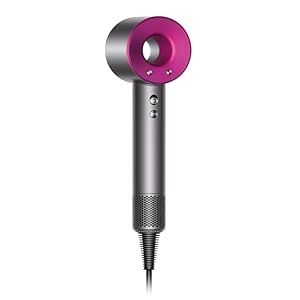 Dyson Supersonic Hair Dryer (Iron/Fuchsia), with new flyaway attachment