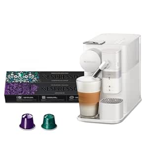 Nespresso Lattissima One Coffee Machine (Porcelain White) | One Touch solution for Cappuccino, Latte, Espresso, and Lungo | 2‑Year Warranty | Authorized Distributor