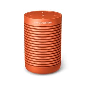 Bang & Olufsen Beosound Explore – Wireless Outdoor Bluetooth Speaker, IP 67 Dustproof and Waterproof, BornFire Orange